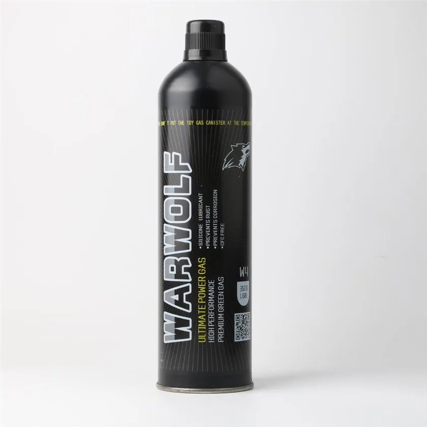 Fekete gáz nagy teljesítményű BB pisztoly és puska hajtógáz az Airsoft fegyverhez